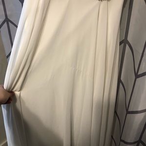 Lulus true love white beaded rhinestone dress